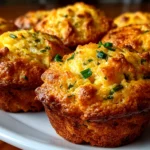 Amateur kitchen, taken with iPhone 15 Pro. Close-up slight angle of freshly prepared Cheddar Jalapeño Cornbread Muffins on white plate. Mouthwatering --ar 4:3 --style raw --s 265
