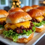 Home cook, iPhone 14 Pro. Close-up slight angle of delicious Loaded Big Mac Sliders on white plate. Rich inviting --ar 4:3 --style raw --s 260