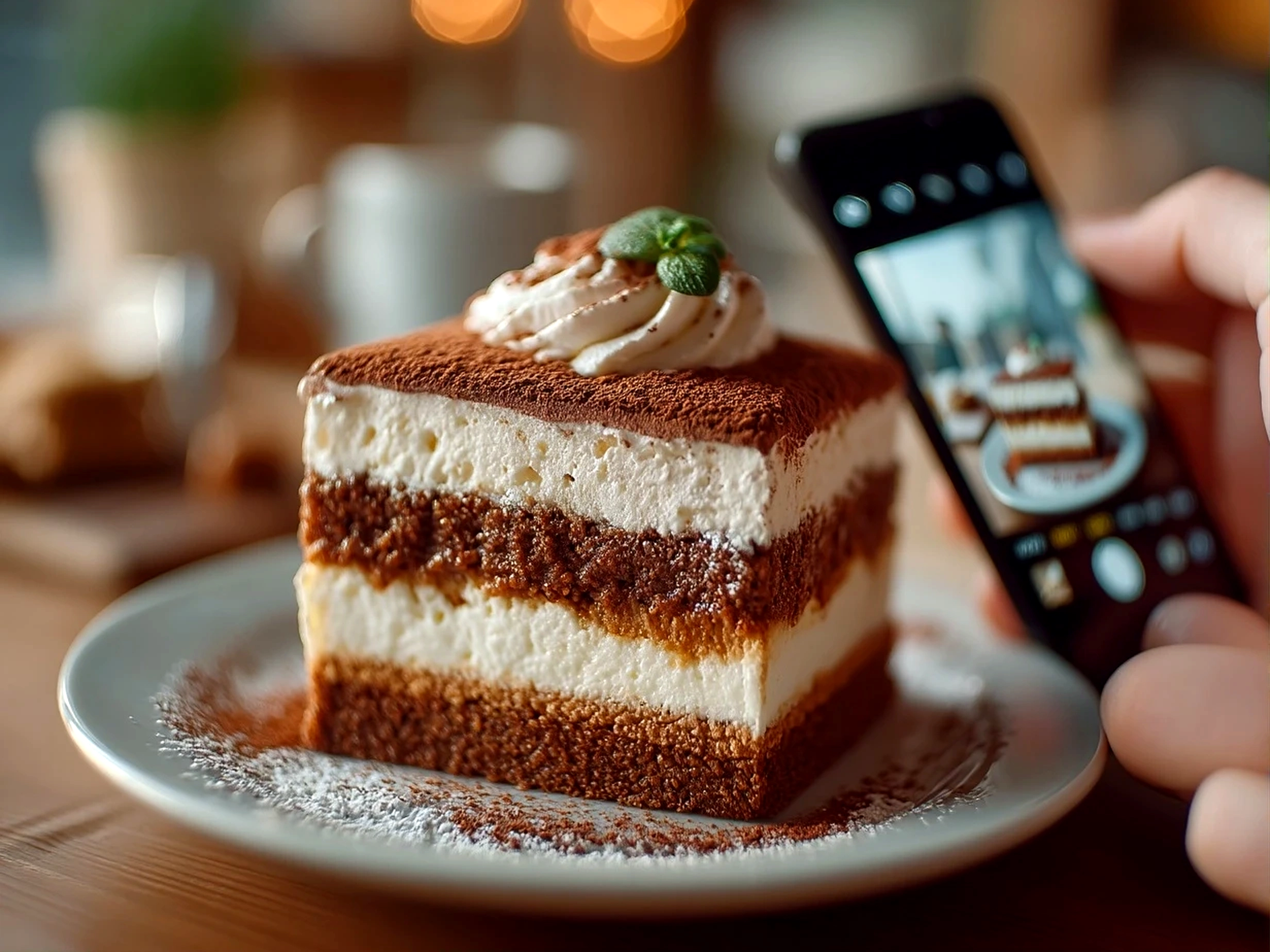 Slight angle close-up of finished Dirt Cake with crushed Oreos and gummy worms