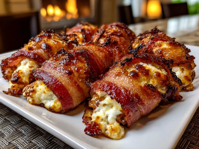 Delicious bacon wrapped grilled cheese fingers