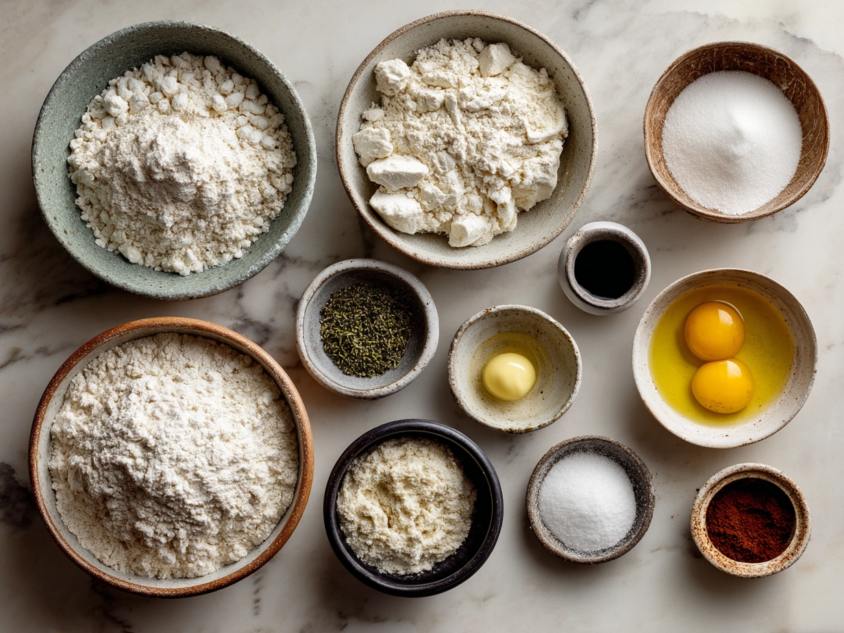 Ingredients for Sourdough Discard Kolaches